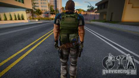 Крис Редфилд из Resident Evil 6 для GTA San Andreas