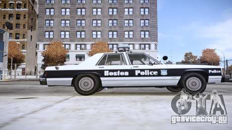 Ford LTD Crown Victoria 1987 Boston Police для GTA 4