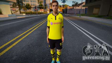 Mario Gotze [Borussia Dortmund] для GTA San Andreas