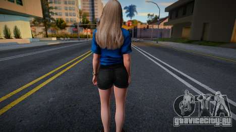 DOAXVV Amy - Fashion Casual V2 Adidas Denim Shor для GTA San Andreas