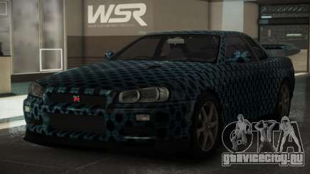 Nissan Skyline R34 GT V-Spec S7 для GTA 4