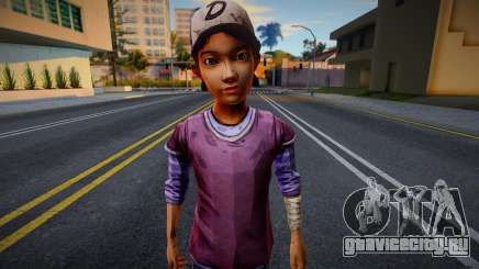 Клементина из Walking Dead для GTA San Andreas