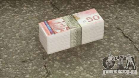 Realistic Banknote CAD 50