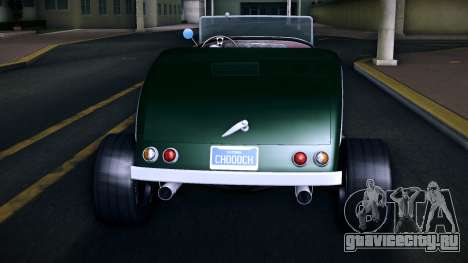 1932 Ford Roadster Hot Rod - Green Flame для GTA Vice City