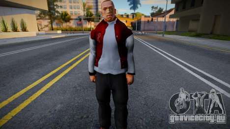 White CJ Ped Skin для GTA San Andreas