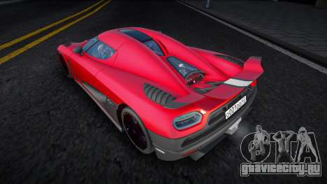 Koenigsegg Agera R (Remake) для GTA San Andreas