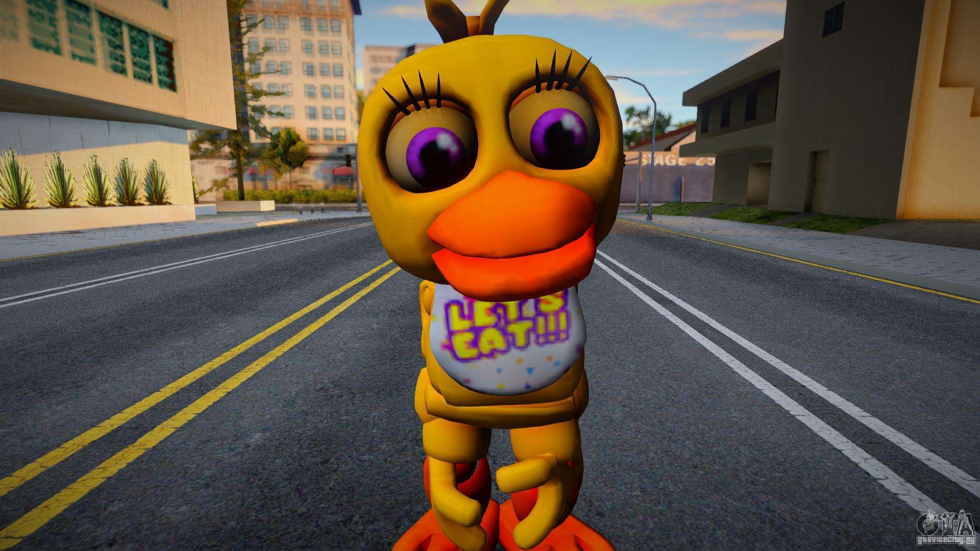 GTA San Andreas Withered chica fnaf 2 Mod 