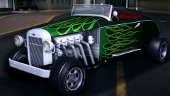 1932 Ford Roadster Hot Rod - Green Flame для GTA Vice City