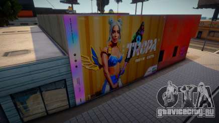 Anitta Free Fire Mural для GTA San Andreas