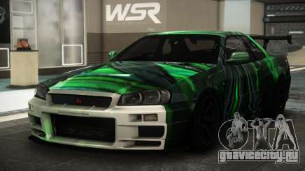 Nissan Skyline R34 GTR V-Spec II S7 для GTA 4