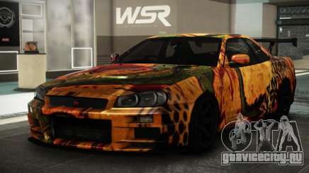 Nissan Skyline R34 GTR V-Spec II S9 для GTA 4