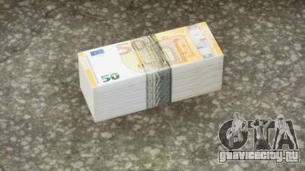 Realistic Banknote Euro 50 (New Textures) для GTA San Andreas Definitive Edition