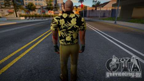 Тренер из Left 4 Dead в гавайской рубашке (Черно для GTA San Andreas