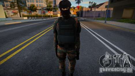 Военный в снаряжении 2 для GTA San Andreas