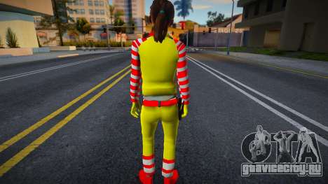 Зои (McDonalds) из Left 4 Dead для GTA San Andreas