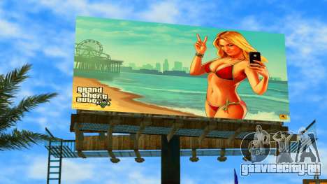 Плакат с девушкой из GTA 5 для GTA Vice City