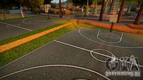 Новые текстуры для баскетбольной площадки для GTA San Andreas