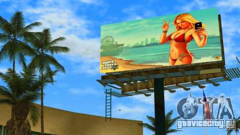 Плакат с девушкой из GTA 5 для GTA Vice City