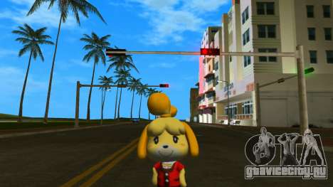 Isabelle from Animal Crossing (Red) для GTA Vice City