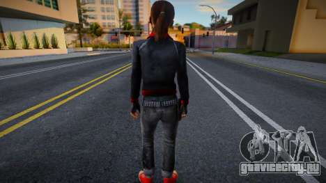 Зои в черно-красном из Left 4 Dead для GTA San Andreas