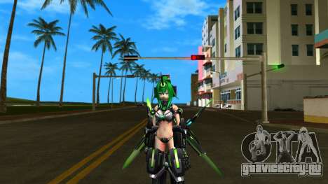 Next Green from Megadimension Neptunia VII для GTA Vice City