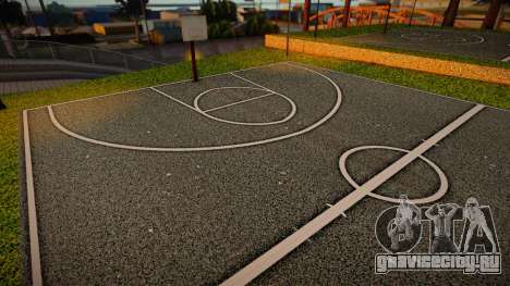 Новые текстуры для баскетбольной площадки для GTA San Andreas
