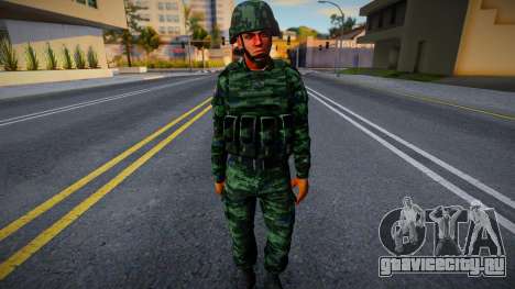 Мексиканский военный v1 для GTA San Andreas