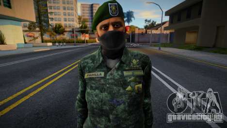 Солдат в маске v2 для GTA San Andreas