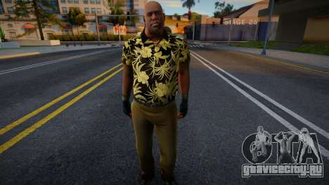 Тренер из Left 4 Dead в гавайской рубашке (Черно для GTA San Andreas