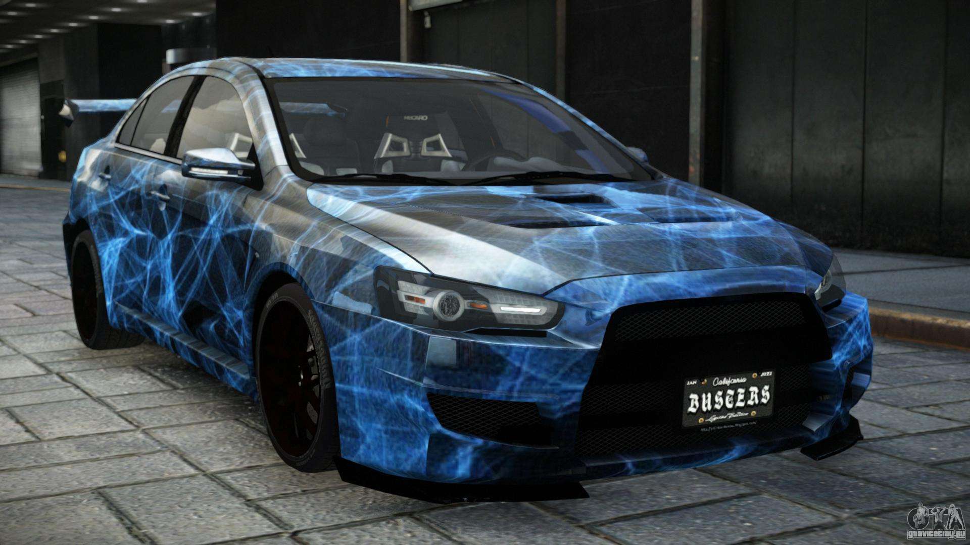 Mitsubishi Lancer Evolution x оклейка