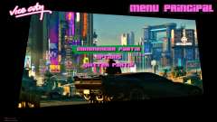 Cyberpunk 2077 menu для GTA Vice City