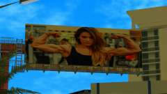 Fitness Girls On Billboard для GTA Vice City