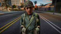 Американский солдат из CoD WaW v6 для GTA San Andreas