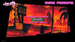 Retrowave Menu v1 для GTA Vice City
