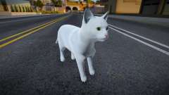 Белый кот для GTA San Andreas