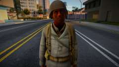 Чернокожий солдат Второй мировой для GTA San Andreas