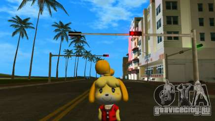 Isabelle from Animal Crossing (Red) для GTA Vice City