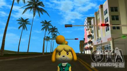 Isabelle from Animal Crossing (Teal) для GTA Vice City