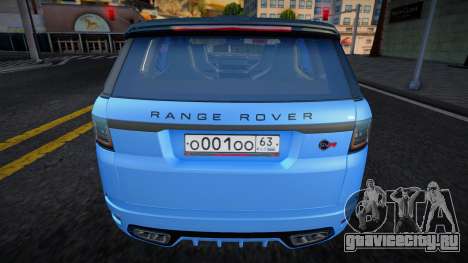 Range Rover Sport SVR (Village) для GTA San Andreas