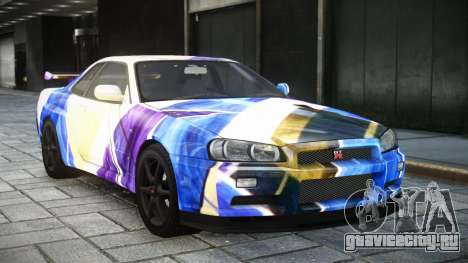 Nissan Skyline GT-R BNR34 S1 для GTA 4