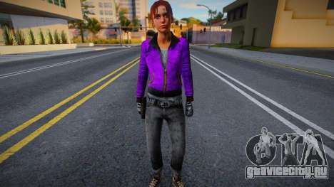 Зои (Purple Leather) из Left 4 Dead для GTA San Andreas