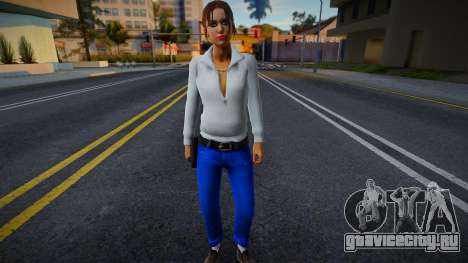 Зои (White Jacket and Jeans) из Left 4 Dead для GTA San Andreas