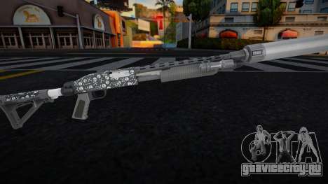 Pump Shotgun (Bones Finish) v4 для GTA San Andreas