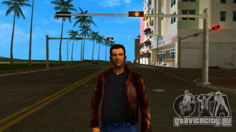 Томми в кожанке гангстера для GTA Vice City