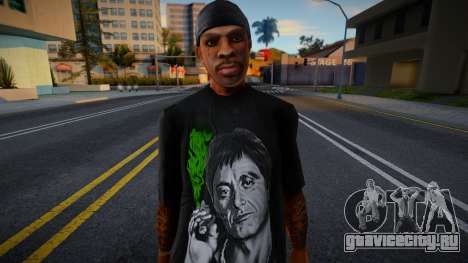 Гангстер в футболке для GTA San Andreas