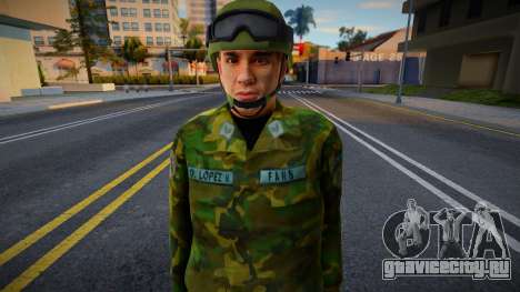 Боливийский солдат (Ejercito) для GTA San Andreas
