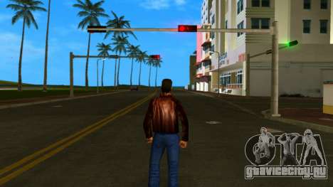 Томми в кожанке гангстера для GTA Vice City