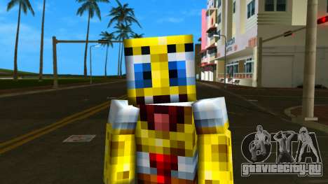 Steve Body Sponge Bob для GTA Vice City