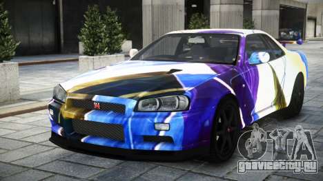 Nissan Skyline GT-R BNR34 S1 для GTA 4