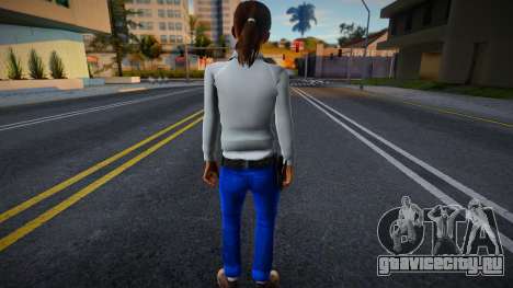 Зои (White Jacket and Jeans) из Left 4 Dead для GTA San Andreas